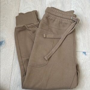 Risen Brand Tan Cargo Jogger Sweatpants